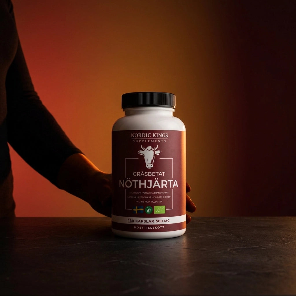 Grass-Fed Beef Heart Organic 180 Capsules