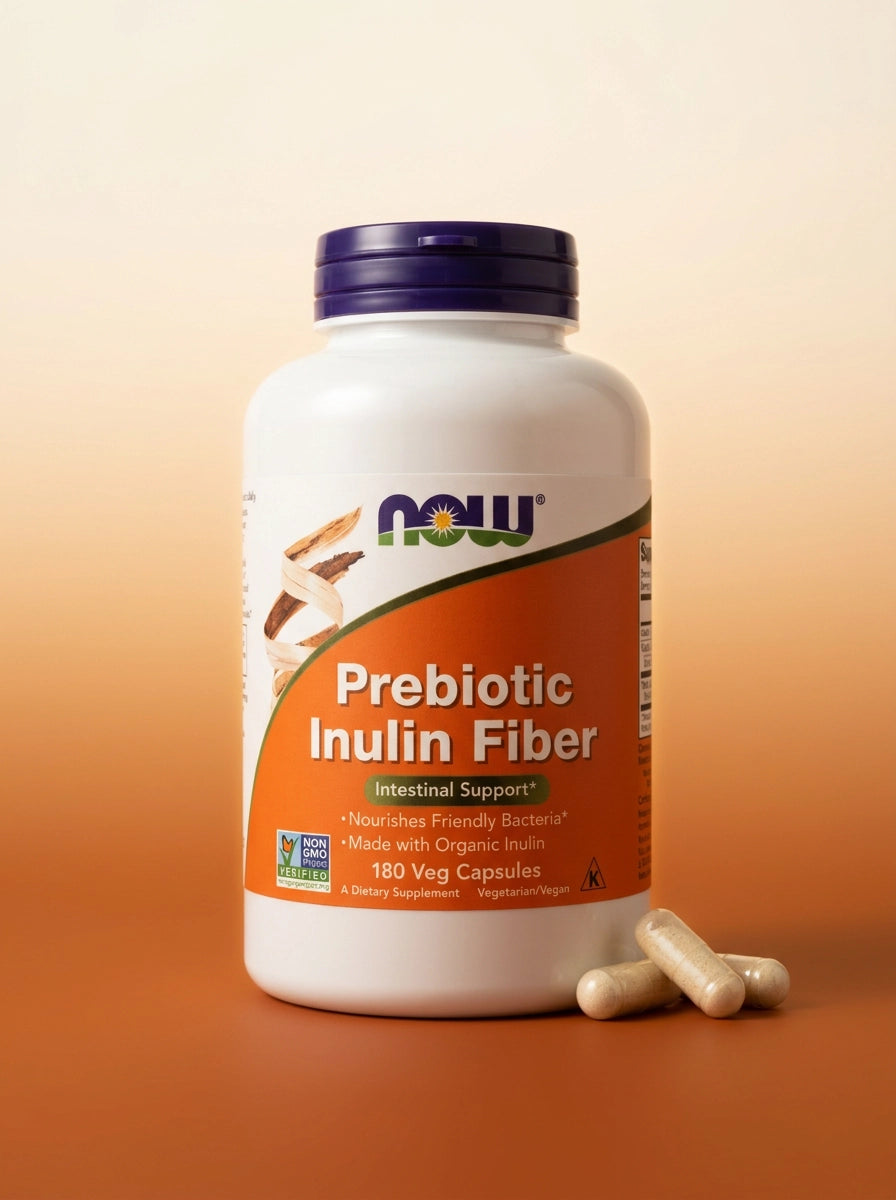 Prebiotic Inulin Fiber 180 Veg Capsules